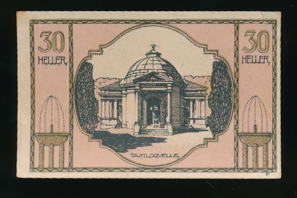 Нотгельды Австрии, 30 геллеров (1920 г.)