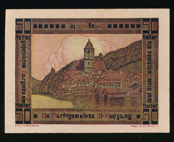 Нотгельды Австрии, 50 геллеров (1920 г.)