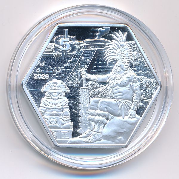 Свободное и Суверенное государство Чьяпас., 5 долларов (2026 г.)