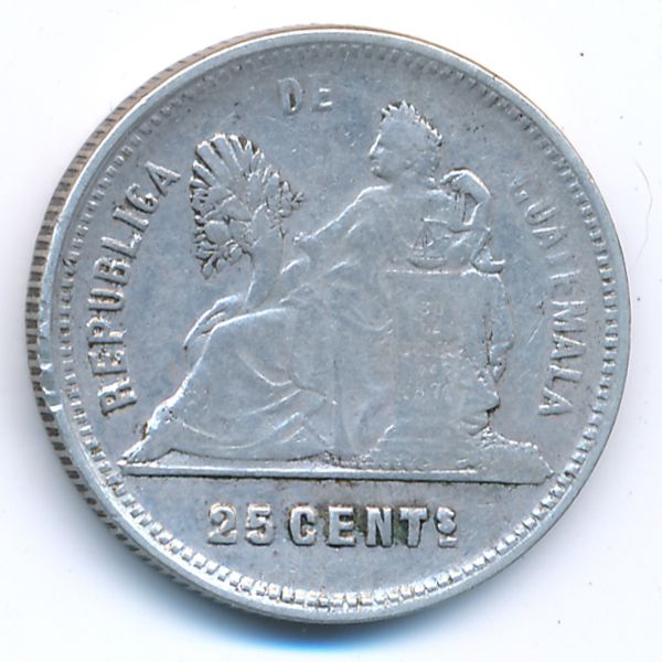 Гватемала, 25 сентаво (1893 г.)