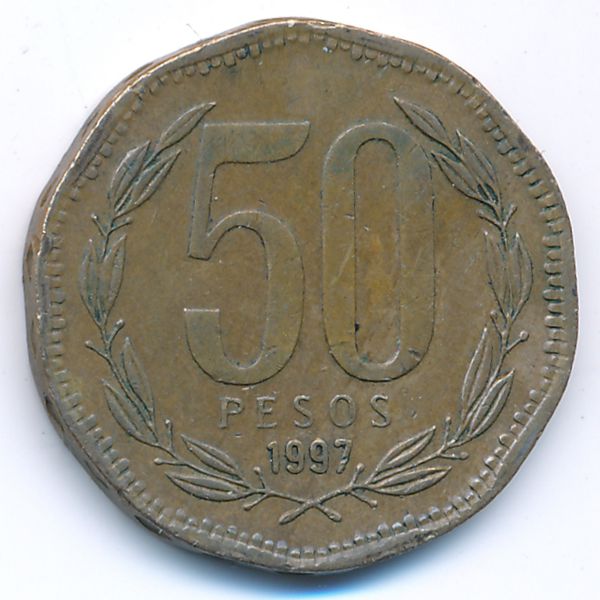 Чили, 50 песо (1997 г.)