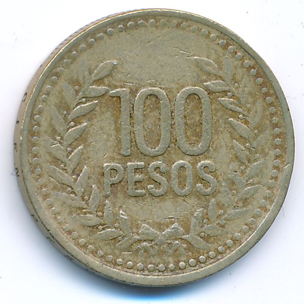 Колумбия, 100 песо (1995 г.)