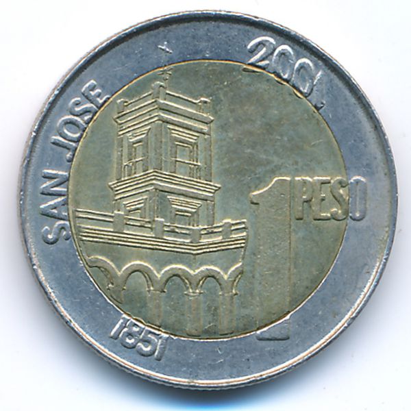 Аргентина, 1 песо (2001 г.)