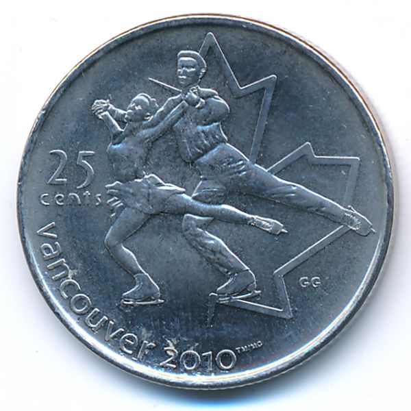 Канада, 25 центов (2008 г.)