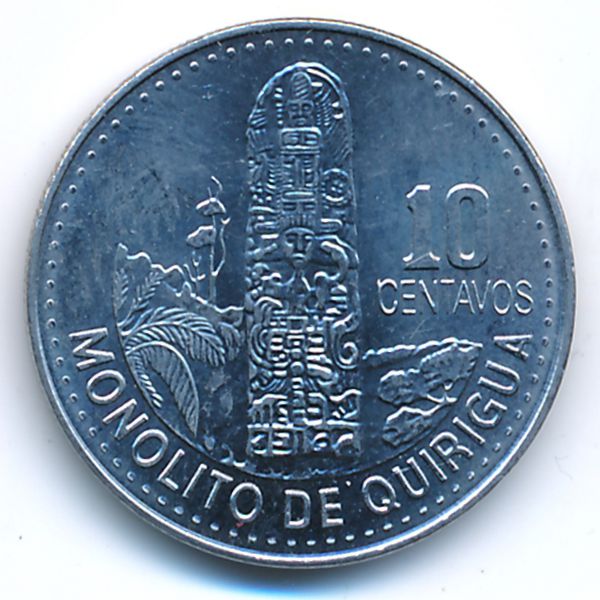 Гватемала, 10 сентаво (2009 г.)