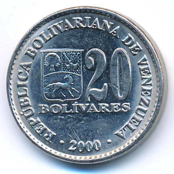 Венесуэла, 20 боливар (2000 г.)