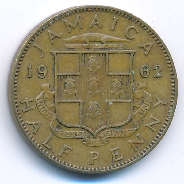 Ямайка, 1/2 пенни (1962 г.)