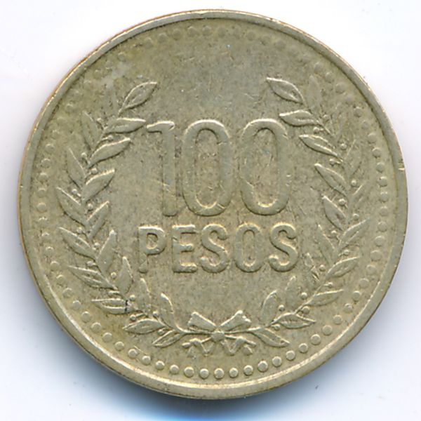 Колумбия, 100 песо (1994 г.)