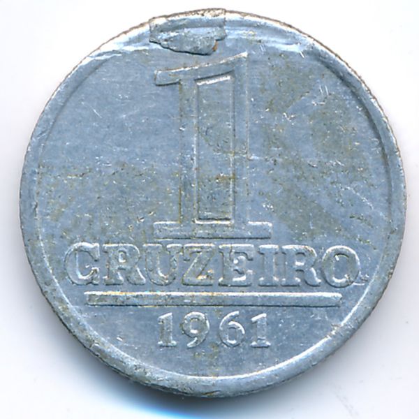 Бразилия, 1 крузейро (1961 г.)