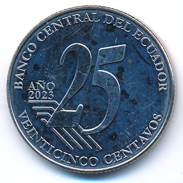 Эквадор, 25 сентаво (2023 г.)