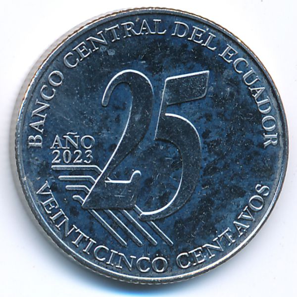 Эквадор, 25 сентаво (2023 г.)