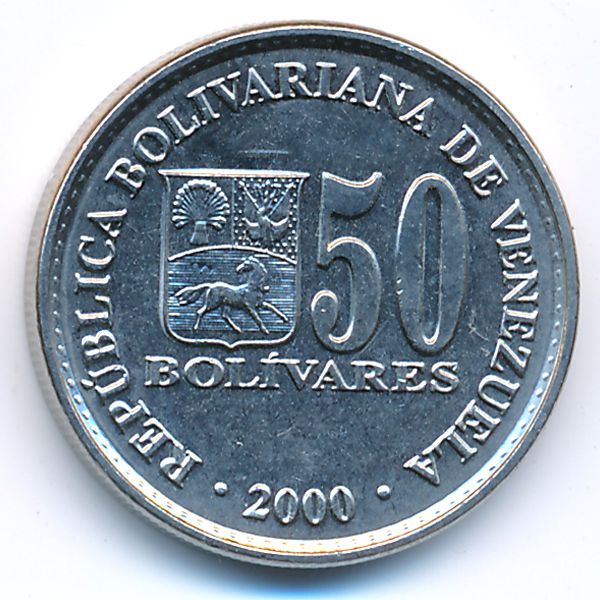 Венесуэла, 50 боливар (2000 г.)