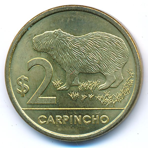 Уругвай, 2 песо (2012 г.)