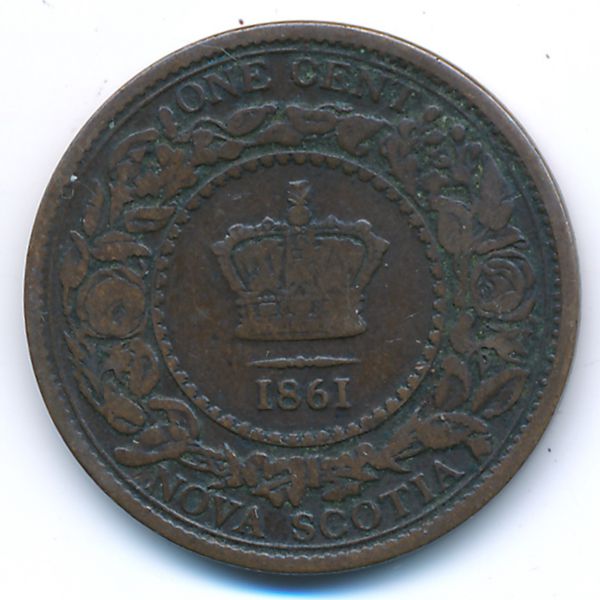 Новая Шотландия, 1 цент (1861 г.)