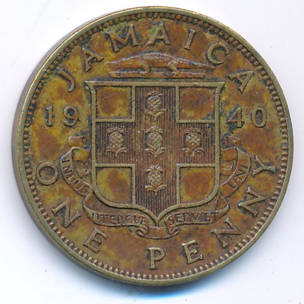 Ямайка, 1 пенни (1940 г.)