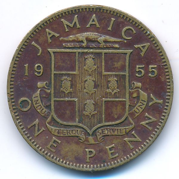 Ямайка, 1 пенни (1955 г.)