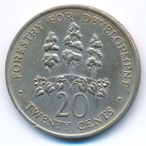 Ямайка, 20 центов (1976 г.)