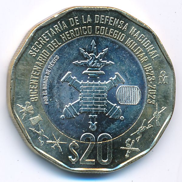 Мексика, 20 песо (2023 г.)