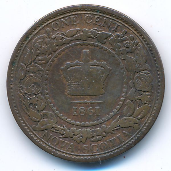 Новая Шотландия, 1 цент (1861 г.)