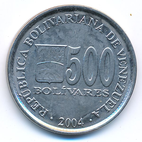 Венесуэла, 500 боливар (2004 г.)