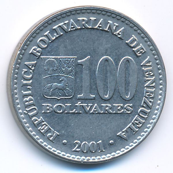Венесуэла, 100 боливар (2001 г.)