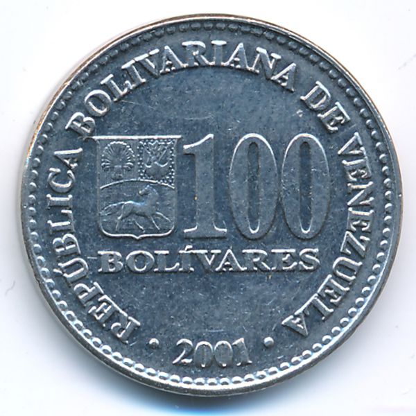 Венесуэла, 100 боливар (2001 г.)