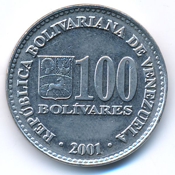 Венесуэла, 100 боливар (2001 г.)