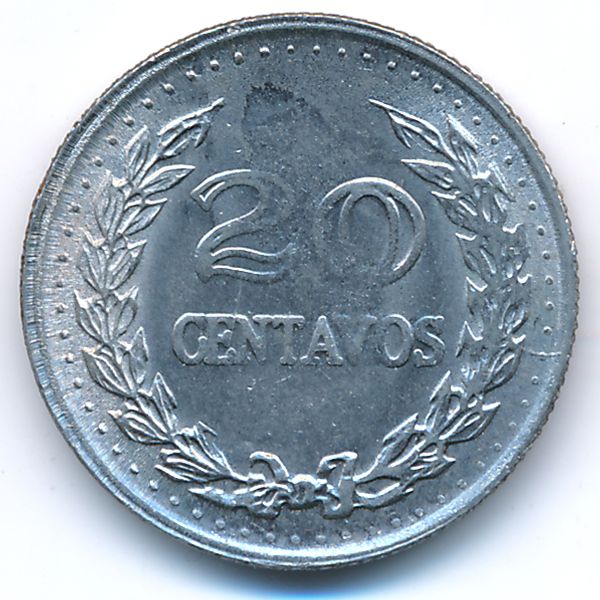 Колумбия, 20 сентаво (1971 г.)