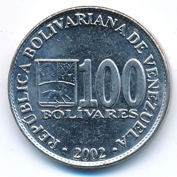 Венесуэла, 100 боливар (2002 г.)