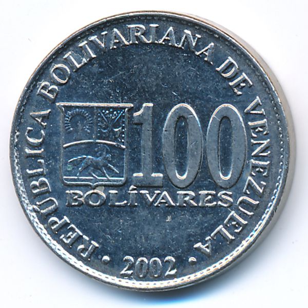 Венесуэла, 100 боливар (2002 г.)