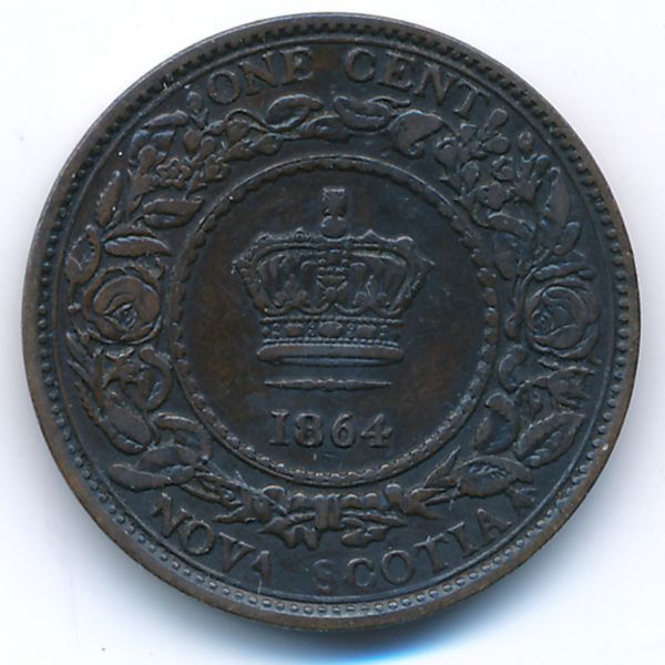 Новая Шотландия, 1 цент (1864 г.)