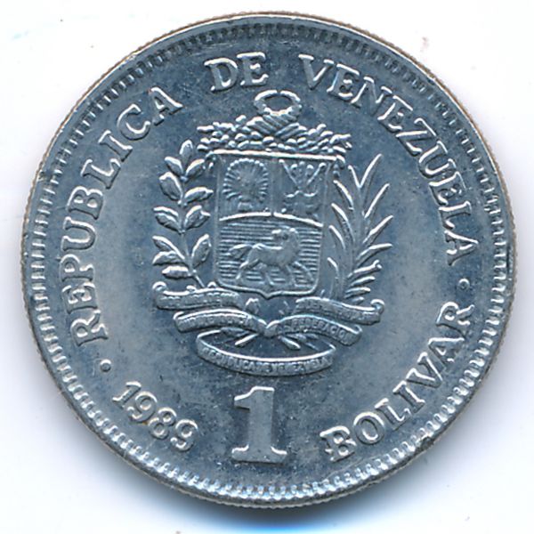 Венесуэла, 1 боливар (1989 г.)