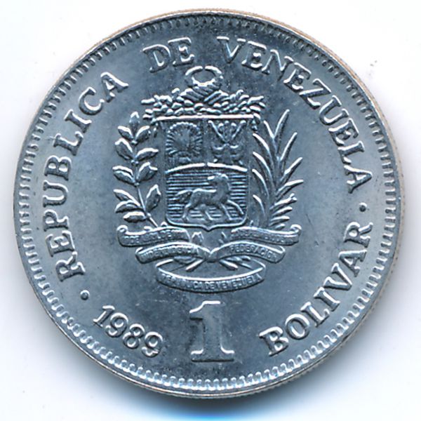 Венесуэла, 1 боливар (1989 г.)