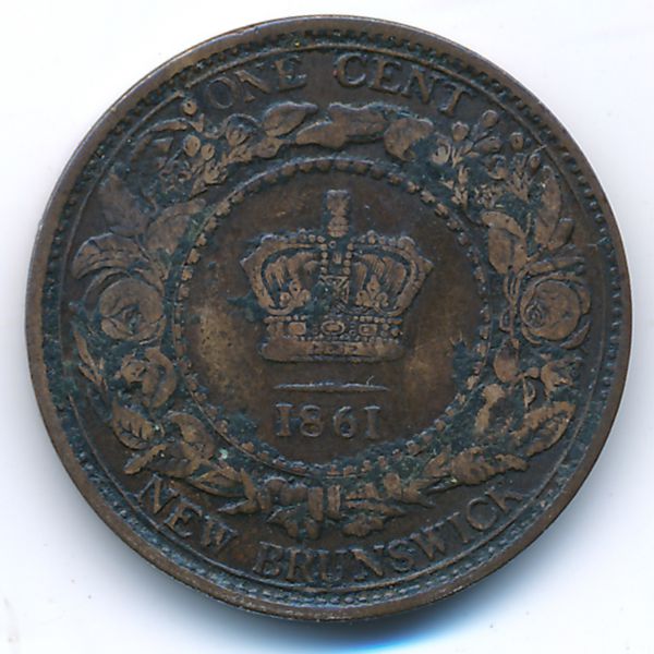 Нью-Брансуик, 1 цент (1861 г.)