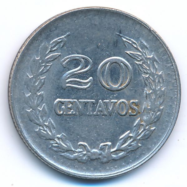Колумбия, 20 сентаво (1971 г.)