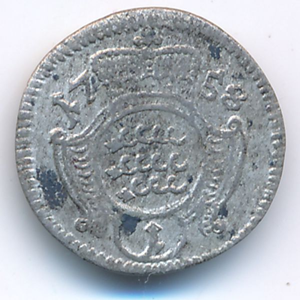 Вюртемберг, 1 крейцер (1758 г.)