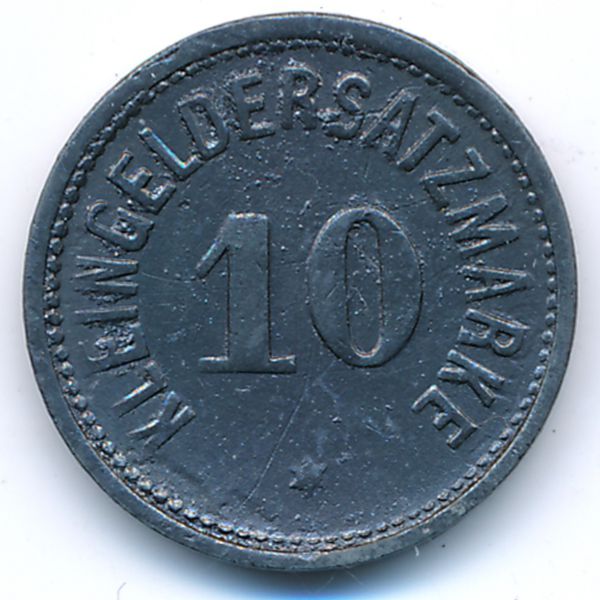 Дармштадт., 10 пфеннигов (1919 г.)