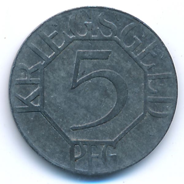 Дортмунд., 5 пфеннигов (1917 г.)