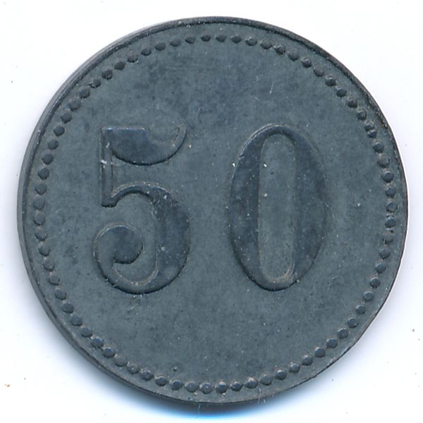 Диллинген-на-Дунае., 50 пфеннигов (1917 г.)