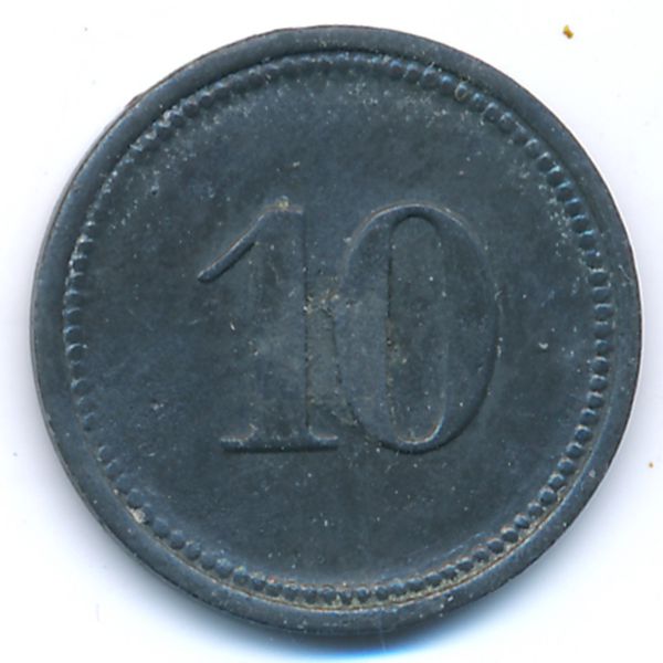 Диллинген-на-Дунае., 10 пфеннигов (1917 г.)