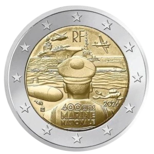 Франция, 2 евро (2026 г.)