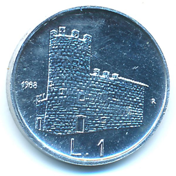 Сан-Марино, 1 лира (1988 г.)