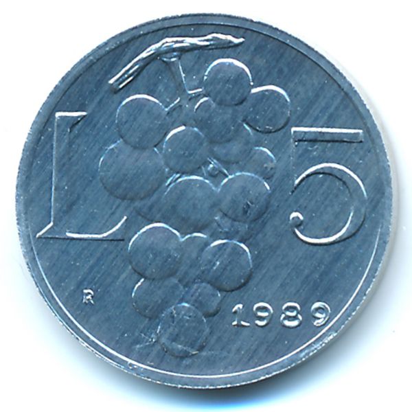 Сан-Марино, 5 лир (1989 г.)