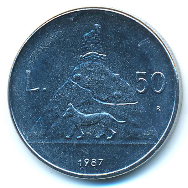 Сан-Марино, 50 лир (1987 г.)