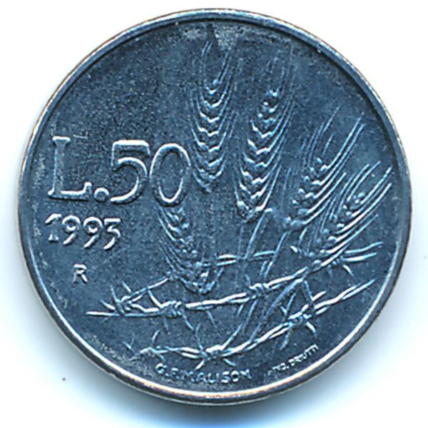 Сан-Марино, 50 лир (1993 г.)