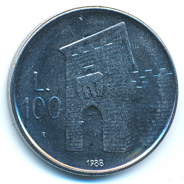 Сан-Марино, 100 лир (1988 г.)