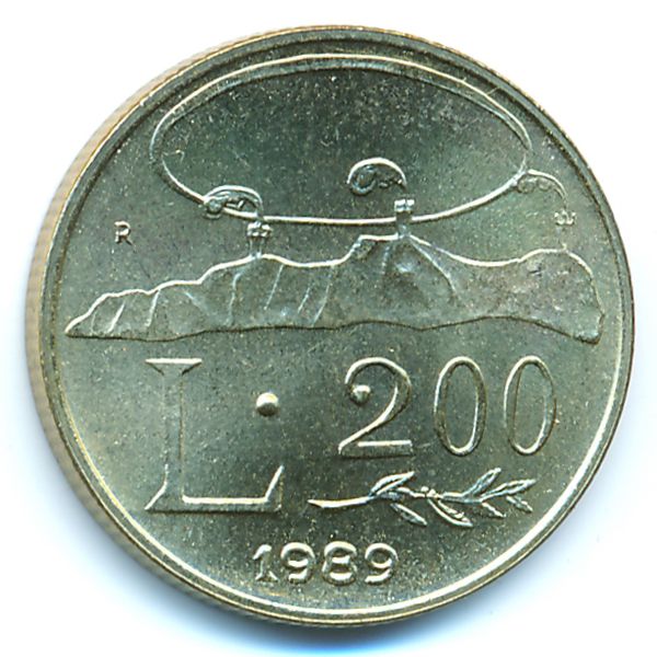 Сан-Марино, 200 лир (1989 г.)