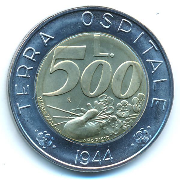 Сан-Марино, 500 лир (1991 г.)