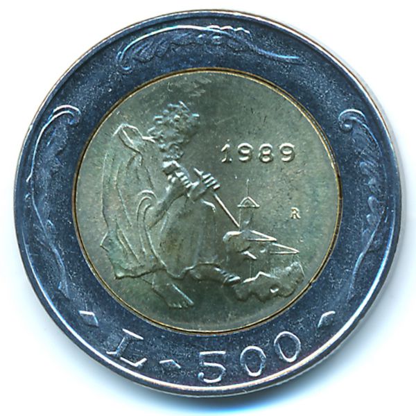 Сан-Марино, 500 лир (1989 г.)