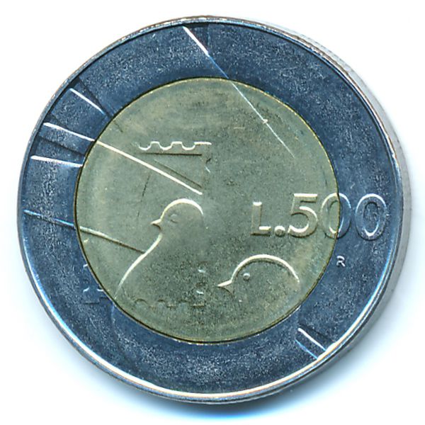 Сан-Марино, 500 лир (1990 г.)